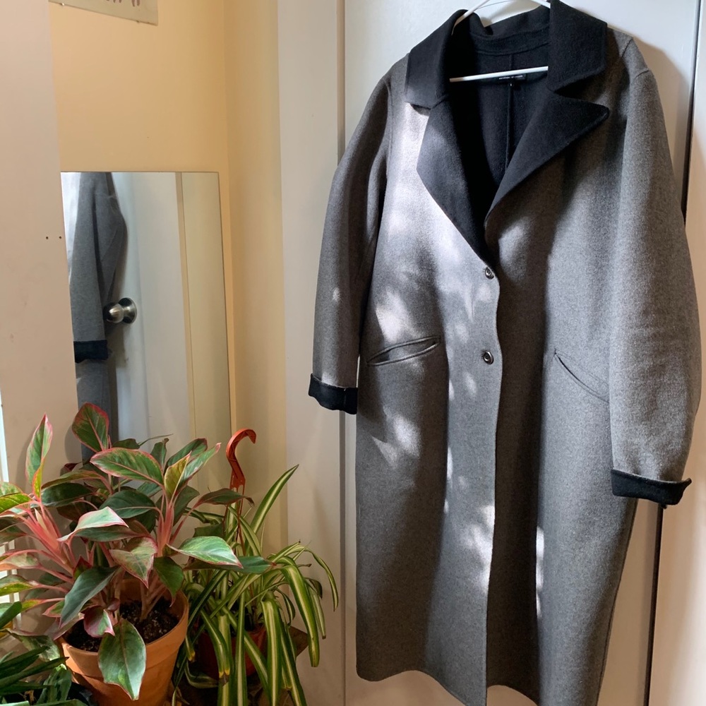 Universal Standard Kiran Double Lapel Coat Size S